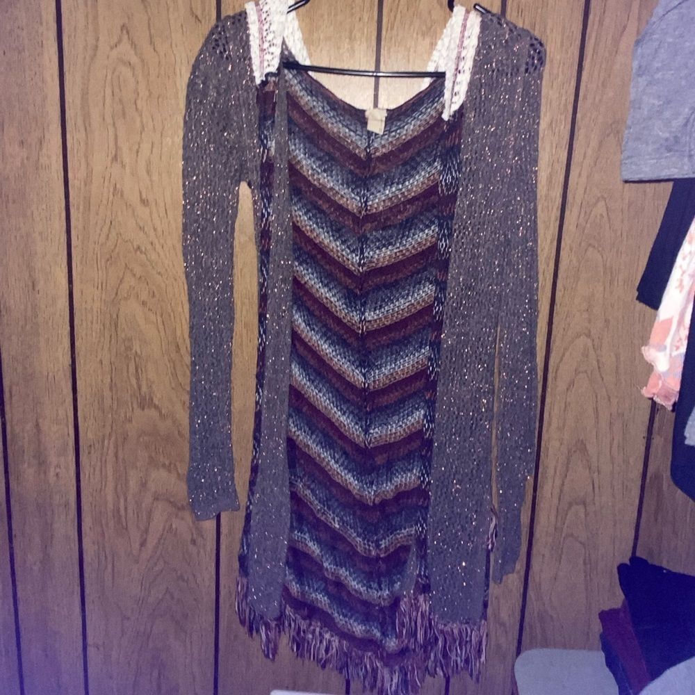 cardigan with hood